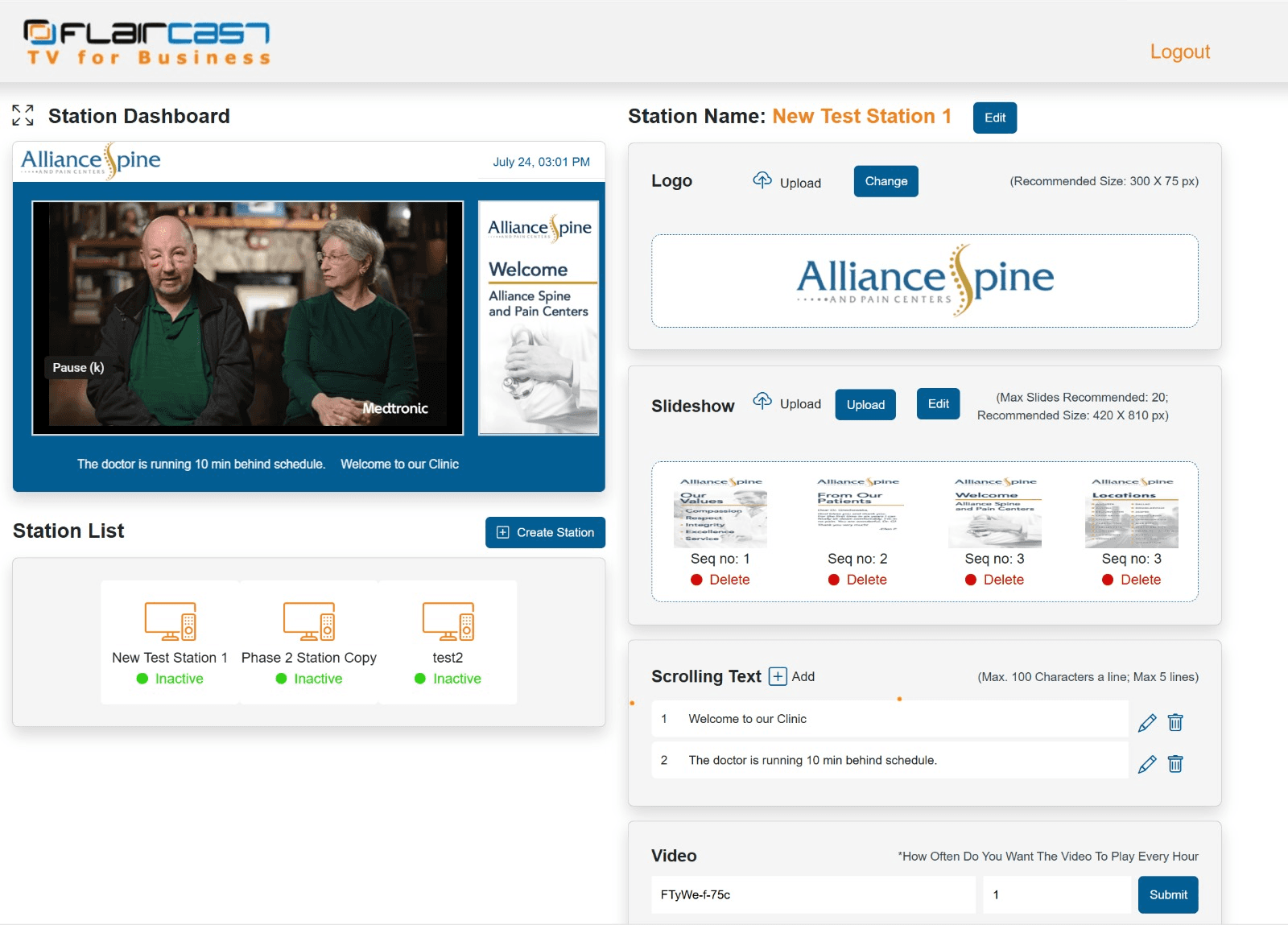 Client Dashboard